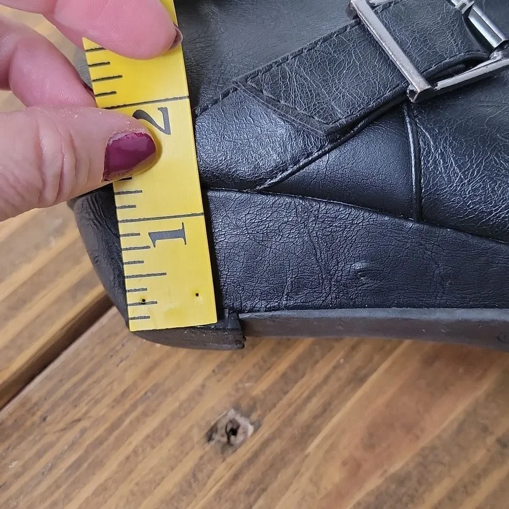 Wet Seal. Black Boots. Size 9. EUC